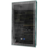 Specchio LED Verticale | Pulsanti touch | Funzione anti-appannamento | Luce bianca fredda - Reyze Serie Simetria Modello 6